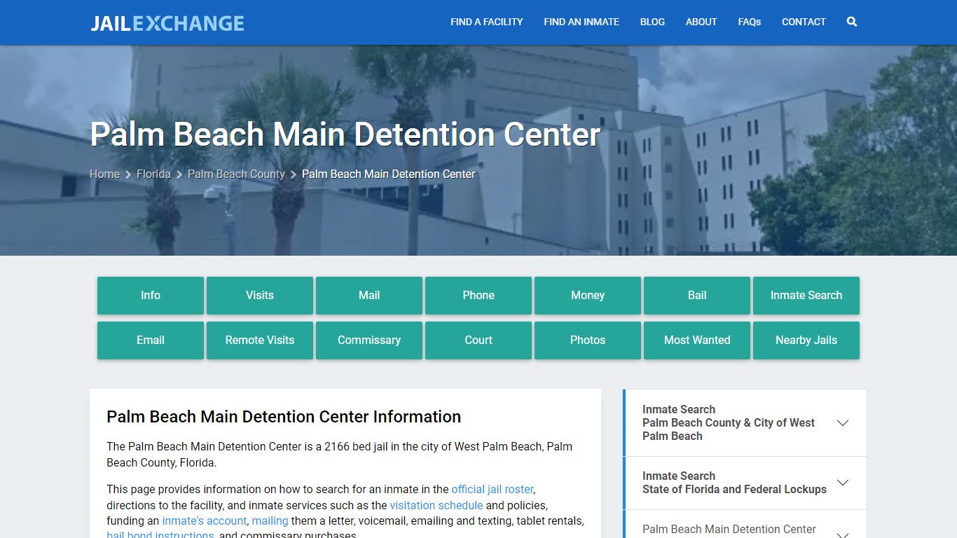 Palm Beach Main Detention Center - Jail Exchange